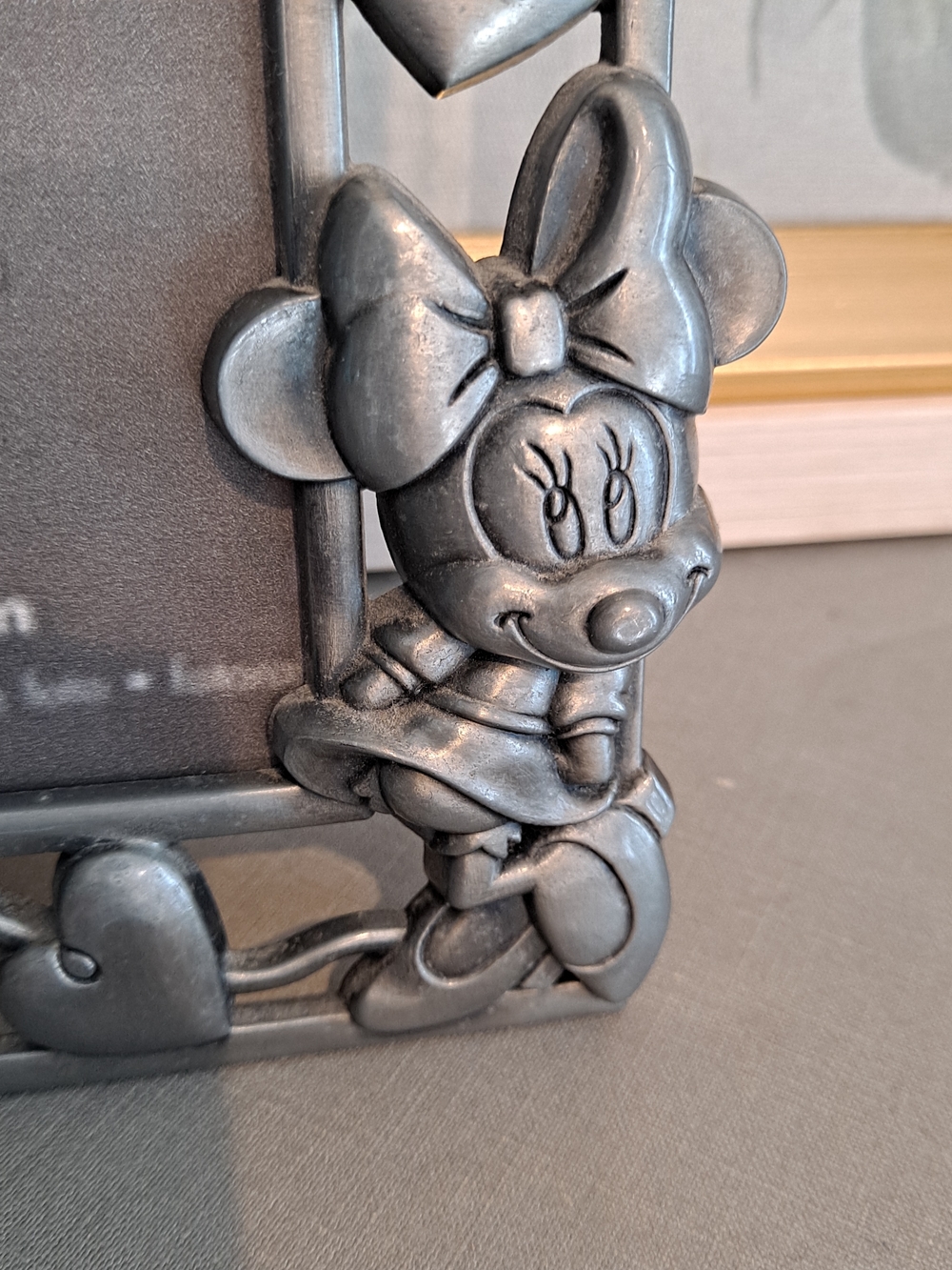 Disney Minnie Mouse Silver Heart Picture Frame - Picture 2 of 3
